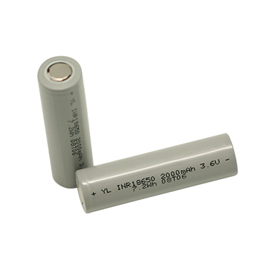 宇隆定制3.6V2000mAh动力类18650圆柱锂电芯