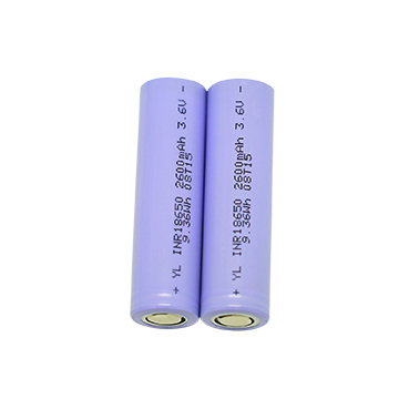 宇隆定制3.6V2600mAh18650圆柱锂电芯